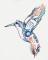 BFC1449 Fantasy Hummingbirds