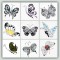 BFC1457 Fanciful Butterflies