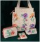 BFC1474 Watercolor Handbag Set