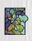 BFC1478 Tiffany Stained Glass Peony Window