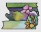 BFC1478 Tiffany Stained Glass Peony Window