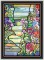 BFC1478 Tiffany Stained Glass Peony Window