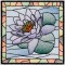 BFC1481 Stained Glass Floral Squares