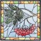 BFC1484 Stained Glass Floral Squares II