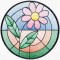 BFC1498 Stained Glass Circles-Summer's End