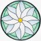 BFC1498 Stained Glass Circles-Summer's End