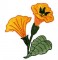 Art Nouveau Medium Trumpet Flower