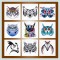 BFC1515 Tribal Owl Potraits