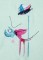 BFC1530 Colorful Abstract Ladies