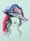 BFC1530 Colorful Abstract Ladies