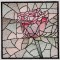 BFC1537 Stained Glass Squares-Roses
