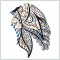 BFC1541 Large Tribal Wolf