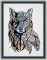 BFC1541 Large Tribal Wolf