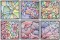 BFC1543 Stained Glass Quilt Squares-Abstract Patterns