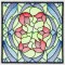BFC1572 Stained Glass Quilt Squares-Spring