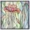 BFC1572 Stained Glass Quilt Squares-Spring