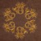 BFC1583 Golden Quilt circles