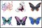 BFC1586 Decorative Butterflies