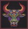 BFC1589 Large Decorative Portrait of a Bull
