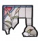 BFC1591 Stained Glass- Lake Vista with Swan