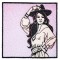 BFC1598 Chic Bohemian Lady Quilt Squares