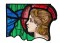 BFC1610 Stained Glass - An Angel Prays