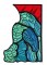 BFC1610 Stained Glass - An Angel Prays