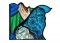 BFC1610 Stained Glass - An Angel Prays