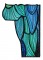 BFC1610 Stained Glass - An Angel Prays