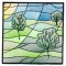 BFC1611 Stained Glass Quilt Squares- Landscapes