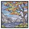BFC1611 Stained Glass Quilt Squares- Landscapes