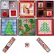 BFC1612 Christmas Quilt Squares with Borders