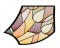 BFC1615 Stained Glass Peacock with Fall Colors