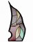 BFC1615 Stained Glass Peacock with Fall Colors
