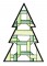 BFC1618 Patchwork Christmas Trees