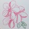 BFC1619 Embellished Floral Outlines