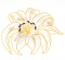 BFC1619 Embellished Floral Outlines
