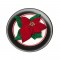 BFC1629 QIH Applique Poinsettias