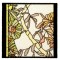 BFC1631 Art Nouveau Winter Stained Glass