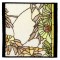 BFC1631 Art Nouveau Winter Stained Glass