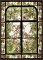 BFC1631 Art Nouveau Winter Stained Glass