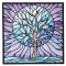 BFC1632 Stained Glass Quilt Squares- Winter