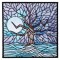 BFC1632 Stained Glass Quilt Squares- Winter