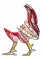 BFC1636 Large Tribal Rooster