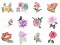 BFC1663 Delicate Roses