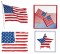 BFC1668 American Flags Fun Set
