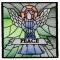 BFC1676 Stained Glass Quilt Squares- Peace