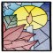 BFC1676 Stained Glass Quilt Squares- Peace
