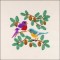 BFC1683 Colorful Ethnic Birds