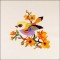 BFC1683 Colorful Ethnic Birds